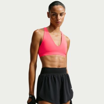 Nike W NK DF INDY STRAPPY BRA, ženski športni nedrček, roza
