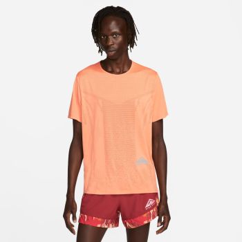 Nike M NK DF TRAIL RISE 365 SS, moška tekaška majica, oranžna