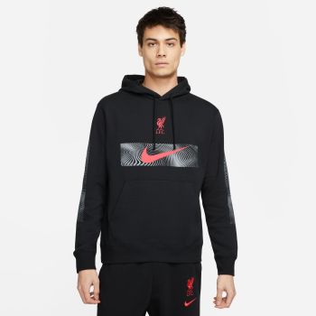 Nike LFC M NSW CLUB HOODIE PO BB AW, pulover m.nog nv, črna