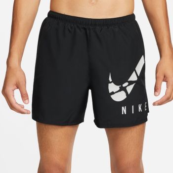 Nike M NK DF CHLNR SHRT 5BF RUN DVN, moške kratke tekaške hlače, črna