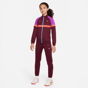 Nike KM Y NK DF TRCK SUIT, trenirka o.nog nv, rdeča