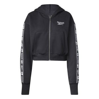 Reebok TAPE PACK FULL ZIP, jopa ž., črna