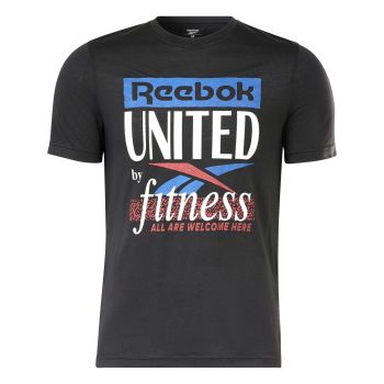 Reebok GS UBF VERBIAGE TEE, moška majica, črna