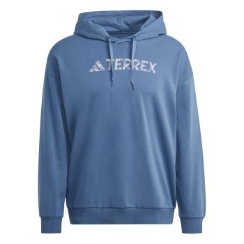 adidas TX L HOODIE UNI, pulover m.poh, modra