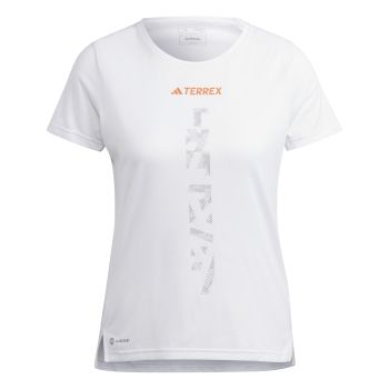 Adidas AGR SHIRT W, ženska tekaška majica, bela