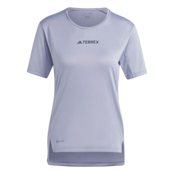 adidas W MT TEE, maja ž.kr poh, srebrna