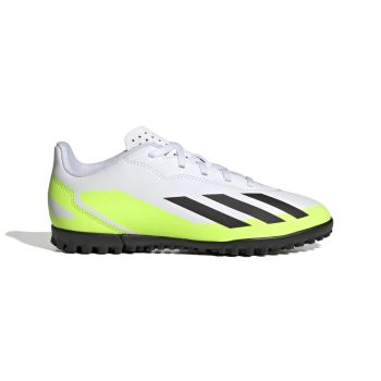 Adidas X CRAZYFAST.4 TF J, otroški nogometni copati, bela