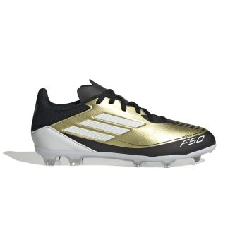 Adidas F50 LEAGUE FG/MG J MESSI, otroški nogometni čevlji, zlata