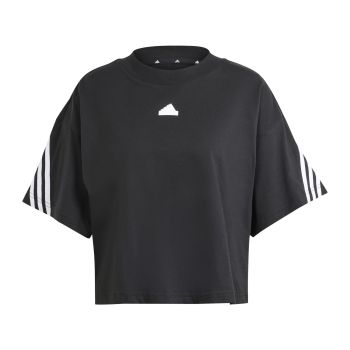 Adidas W FI 3S TEE, ženska majica, črna