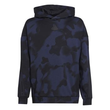 Adidas J FI AOP HD, pulover o., modra
