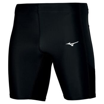 Mizuno IMPULSE CORE MID TIGHT, moške tekaške pajke, črna