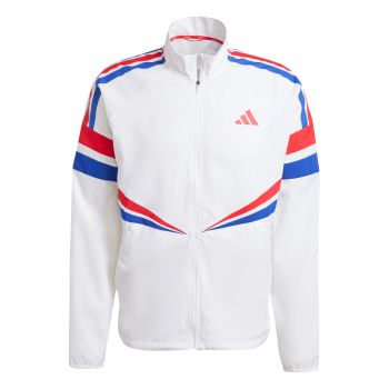 Adidas ADIZERO R JKT M, jakna m.tek, bela