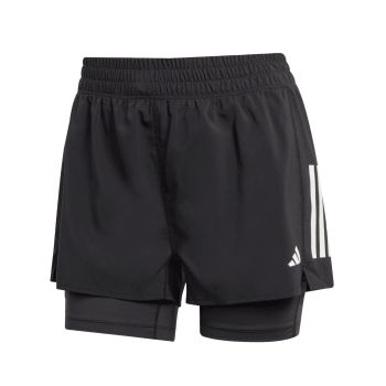 Adidas OTR B S 2IN1 W, ženske tekaške hlače, črna