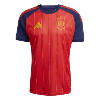 Adidas RFEF H JSY, moški nogometni dres, rdeča