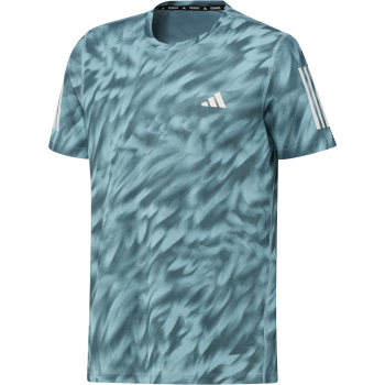 Adidas OTR AOP TEE M, moška tekaška majica, modra