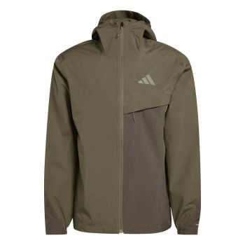 Adidas MT 2L RAIN J, moška pohodna jakna, zelena