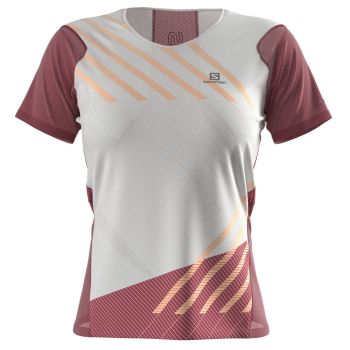 Salomon SENSE AERO SS TEE W, ženska tekaška majica, bela