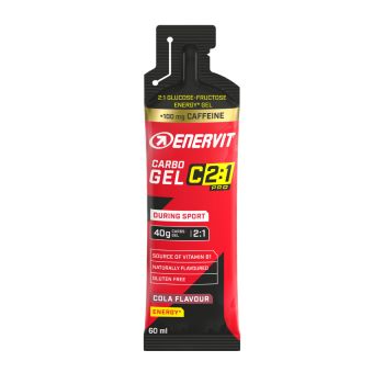 Enervit C2:1PRO CARBO GEL COLA 60ML, športna prehrana, rdeča