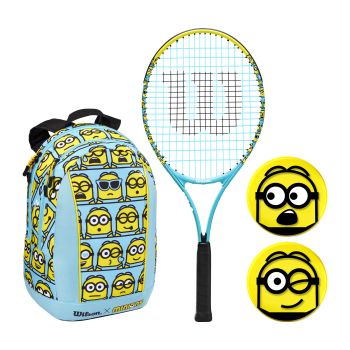 Wilson MINIONS 25 KIT, otroški tenis lopar, večbarvno
