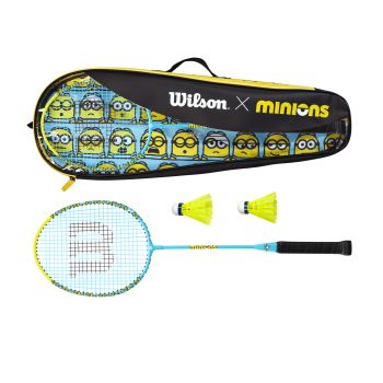 Wilson MINIONS 2.0 BADMINTON SET, badminton set, črna