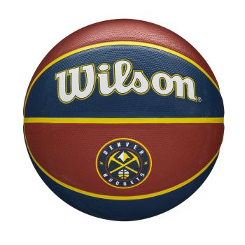 Wilson NBA TEAM TRIBUTE DENVER NUGGETS, košarkarska žoga, modra