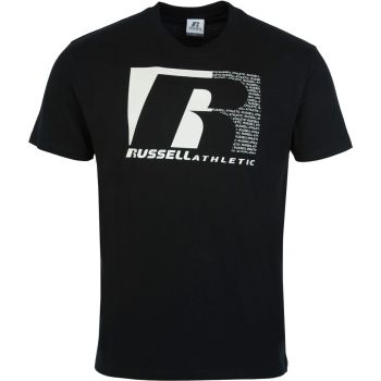 Russell Athletic SQ R S/S CREWNECK TEE SHIRT, moška majica, črna