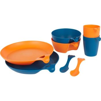 McKinley EATING SET 2P PP, posoda, modra