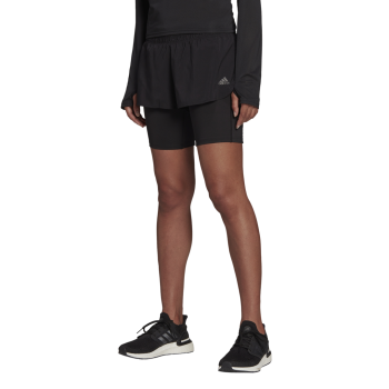 adidas RI 3B 2IN1SHORT, ženske tekaške hlače, črna