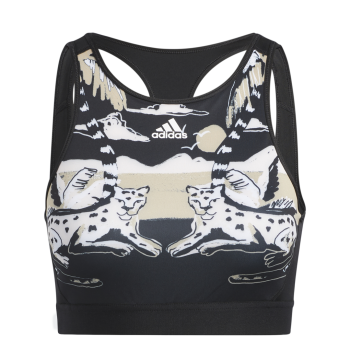 adidas LS FARM B, ženski športni nedrček, črna