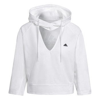 adidas SUMMER HOODY, ženski pulover, bela