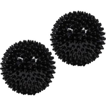 Energetics KNOBBED BALLS PAIR, masažna žoga, črna