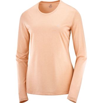 Salomon AGILE LS TEE W, ženska tekaška majica, oranžna