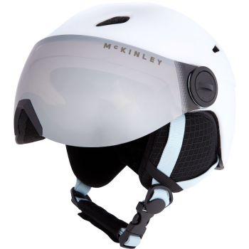 McKinley PULSE JR S2 VISOR HS-016, otroška smučarska čelada, bela
