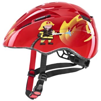 Uvex KID 2, otroška kolesarska čelada, rdeča