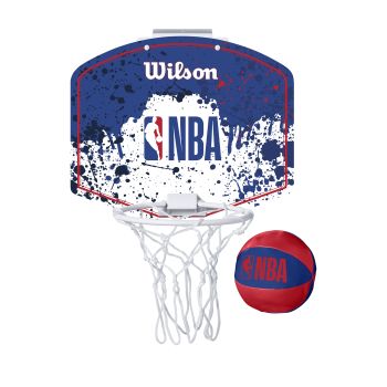 Wilson NBA TEAM MINI HOOP NBA, košarkarska tabla z obročem, bela