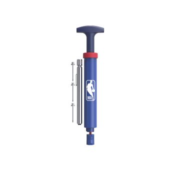Wilson NBA DRV PUMP KIT, tlačilka, modra