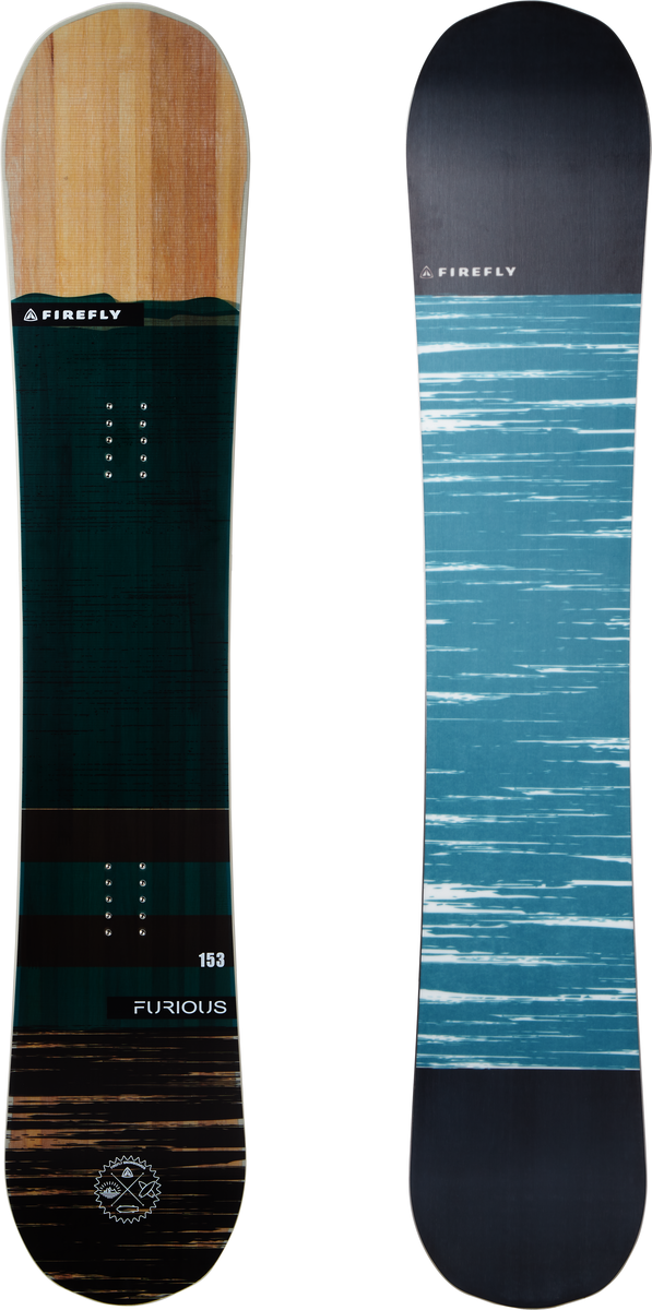 Firefly FURIOUS II, snowboard freeride, črna