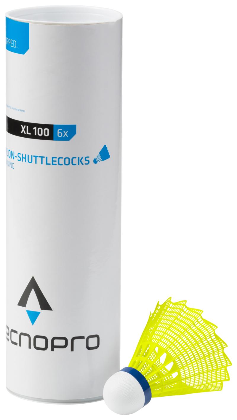 Tecnopro SHUTTLECOCK XL100-6, žogica za badminton, rumena